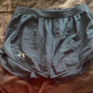 Under Armour Women's Dark Gray Athletic Shorts